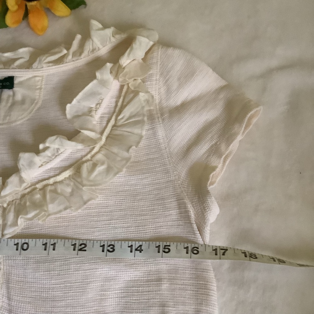 Ralph Lauren Cream Top - Picture 7 of 14